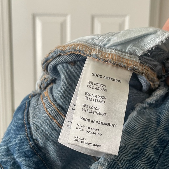 Good American Good Boy Twisted Slit Hem 0219 - Picture 5 of 5